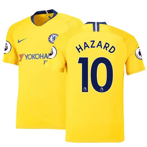 chelsea nike 2018 19 away stadium replica patch jersey yellow|Chelsea 2018.